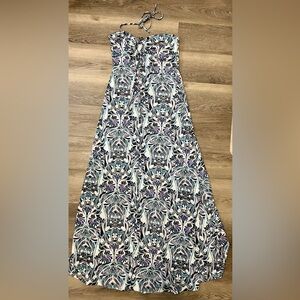 Sele Vintage Halter Maxi Dress Size M